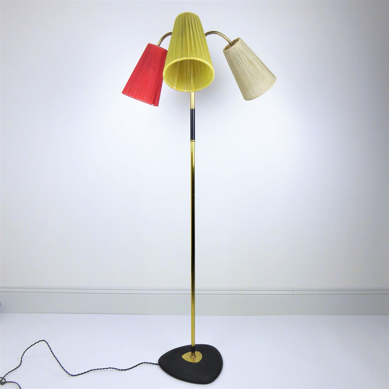 Lunel Floor Lamp with Reflector Ribbon - 1950s