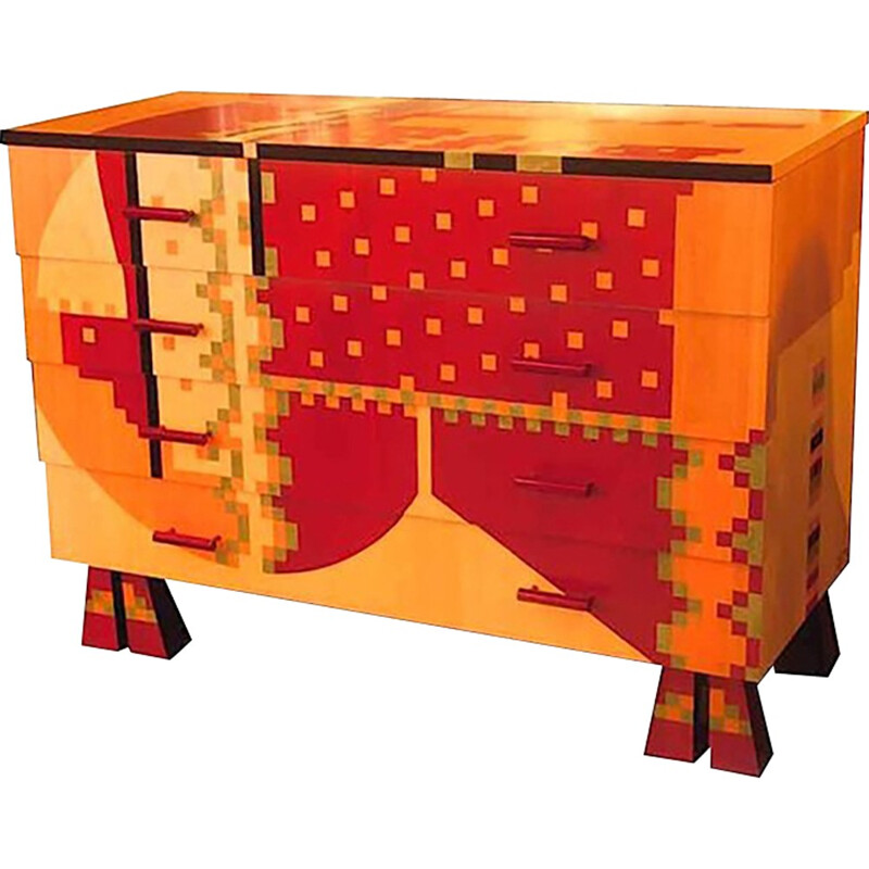 Vintage dresser "Calamobio" by Alessandro Mendini for Zanotta - 1980s