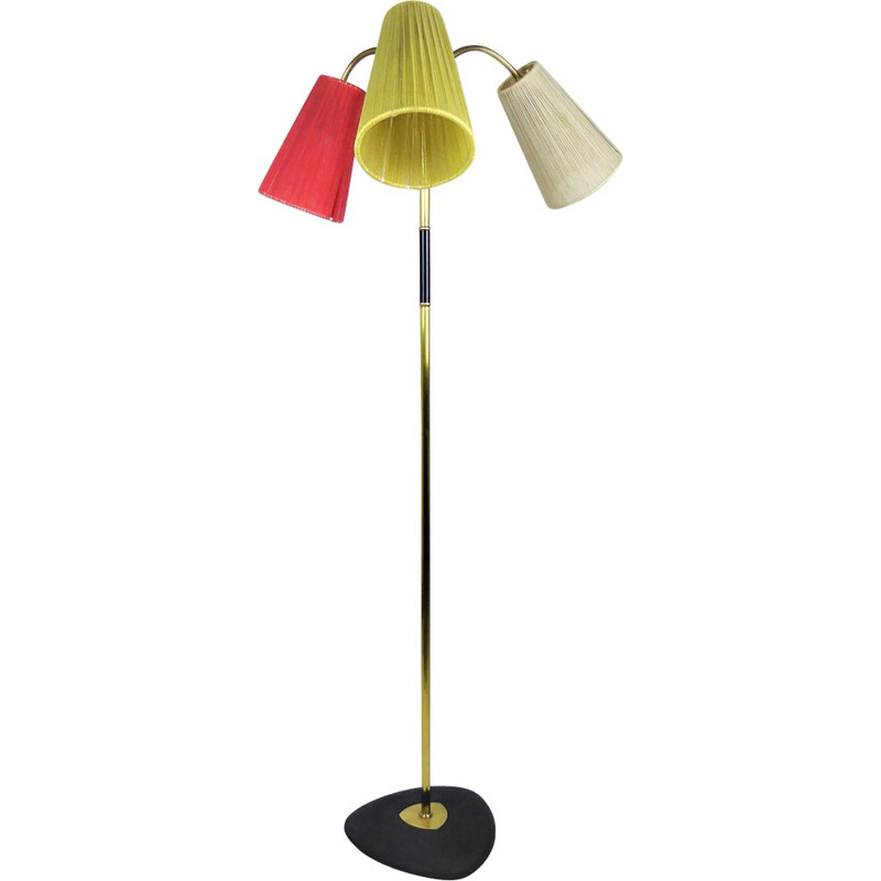 Lunel Floor Lamp with Reflector Ribbon - 1950s