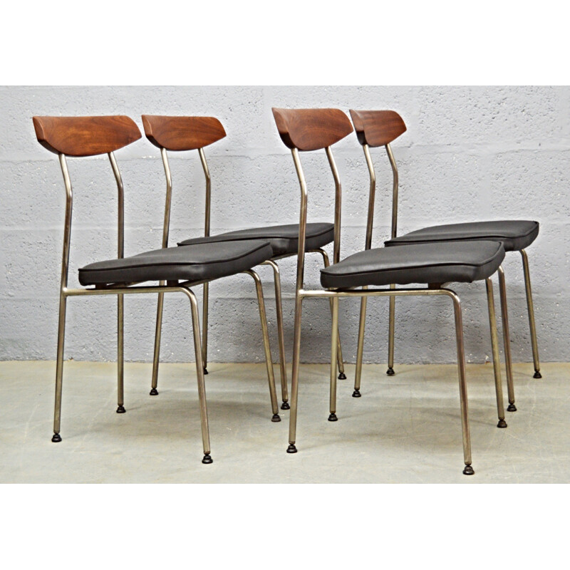 Mid-Century Set of 4 Chairs by Stag - 1950s