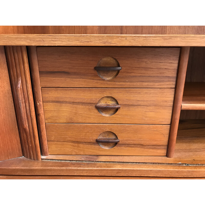 Danish teak mid-century secretary by Johannes Sorth- 1960s