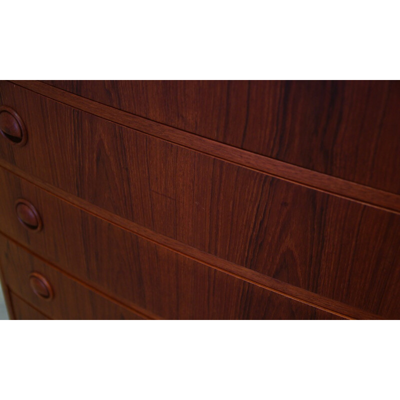 Danish Teak Chest of Drawers by Kai Kristiansen - 1970s