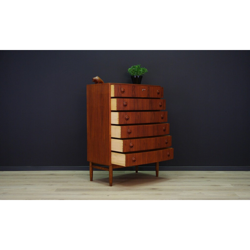 Danish Teak Chest of Drawers by Kai Kristiansen - 1970s