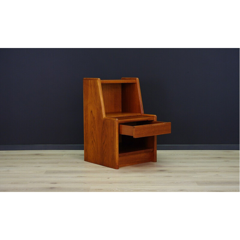 Pair of Danish Teak Beside Tables - 1970s