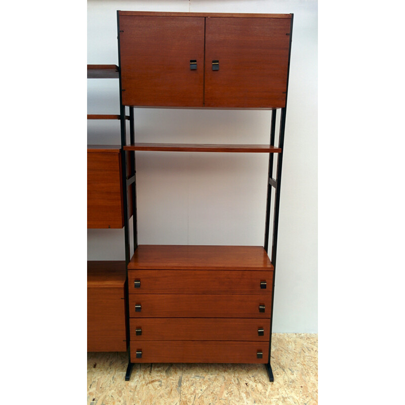 Vintage modular bookcase - 1970s