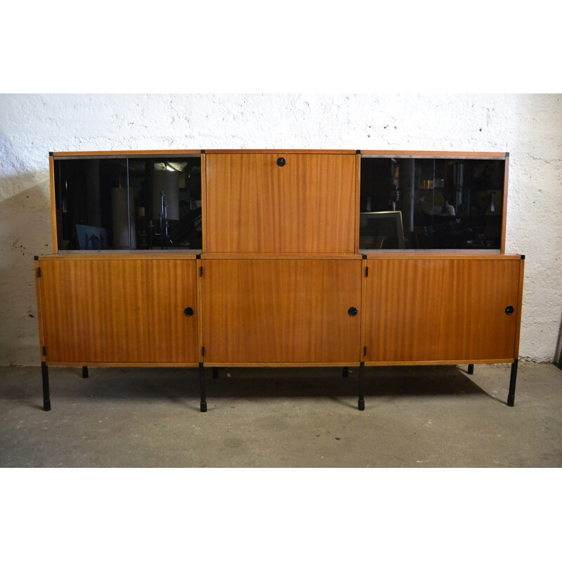 Sideboard/writing desk in beechwood, A.R.P - 1950