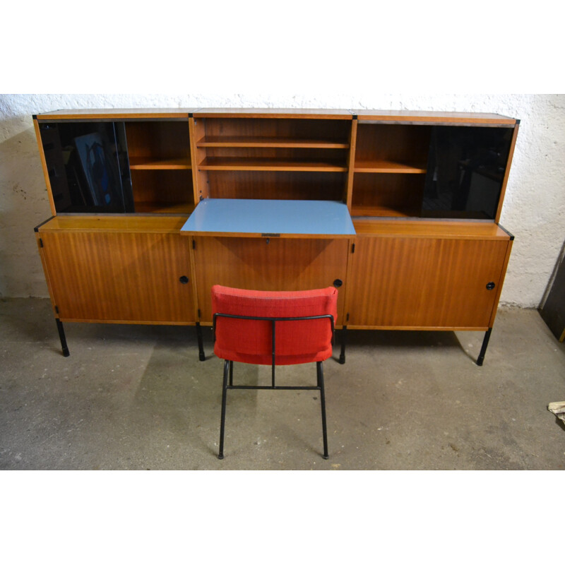 Sideboard/writing desk in beechwood, A.R.P - 1950