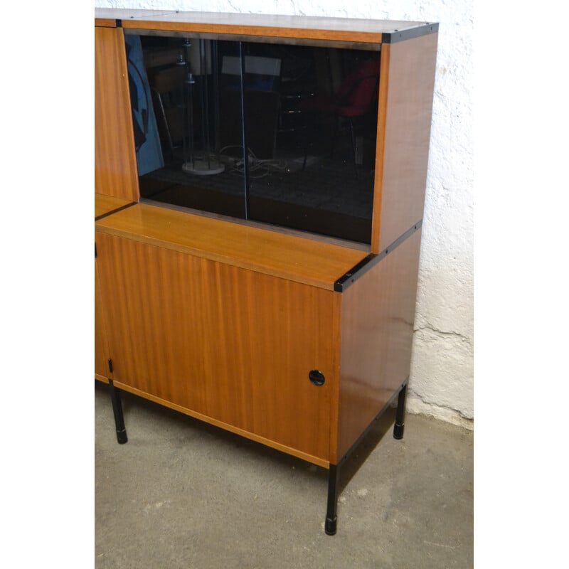 Sideboard/writing desk in beechwood, A.R.P - 1950