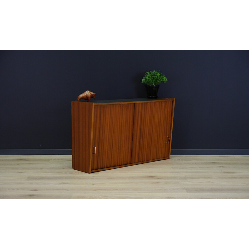 Danish Mahogany Hanging Cabinet - 1970s