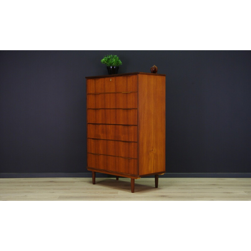 Danish Teak Chest of Drawers - 1970s