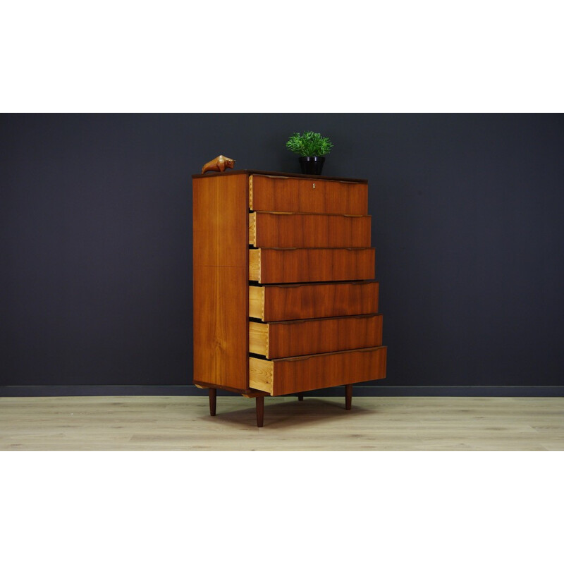 Danish Teak Chest of Drawers - 1970s