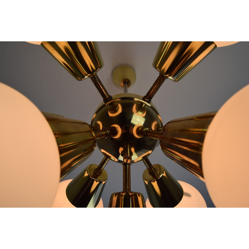 'Sputnik' Chandelier by Kamenický Šenov Czechoslovakia - 1960s