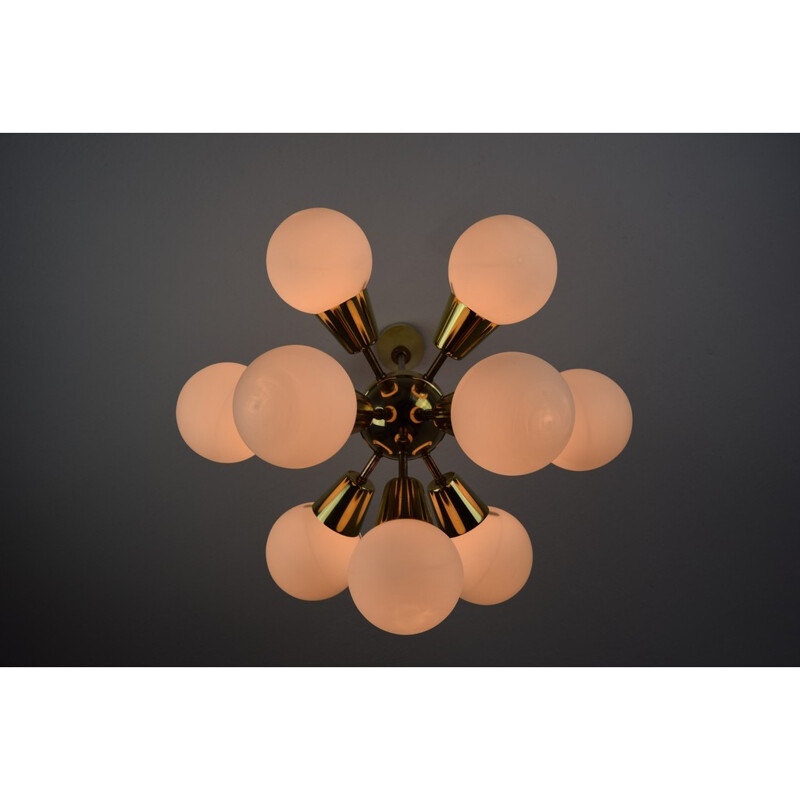 'Sputnik' Chandelier by Kamenický Šenov Czechoslovakia - 1960s