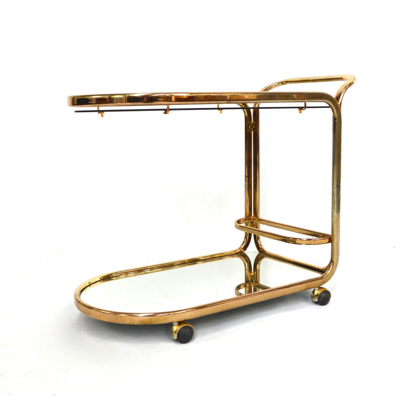 Guilded bar cart - 1970s