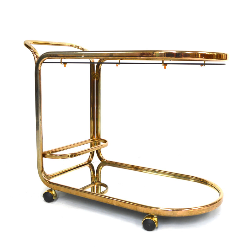 Guilded bar cart - 1970s