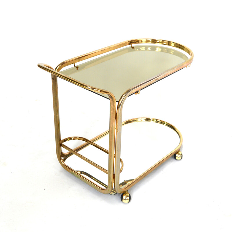 Guilded bar cart - 1970s