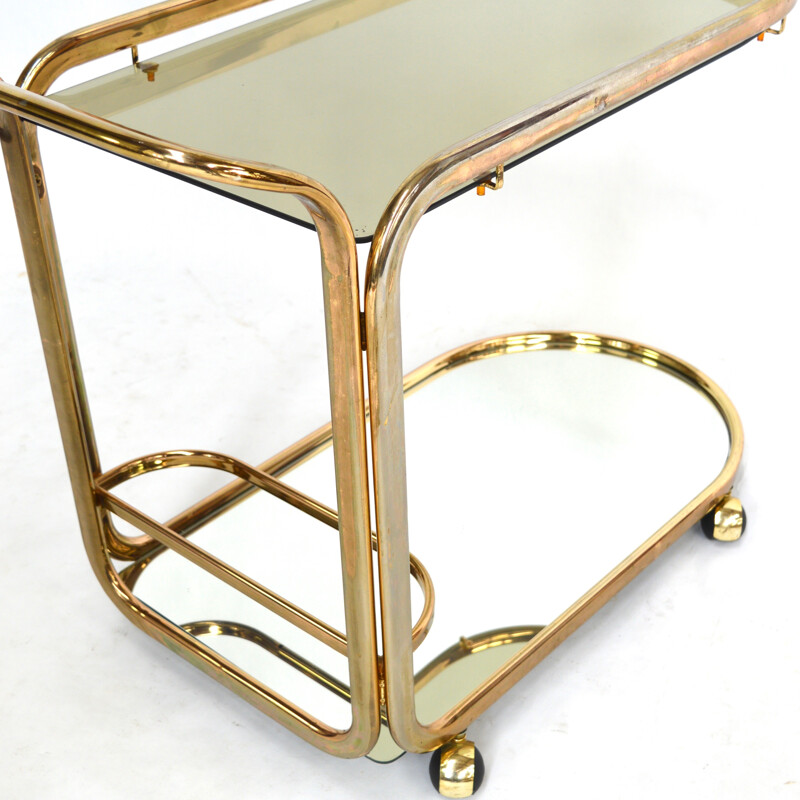 Guilded bar cart - 1970s