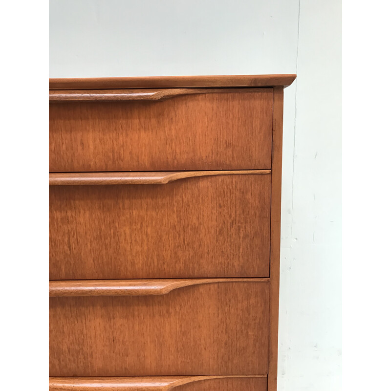 Mid-century teak chest of drawers - 1960s