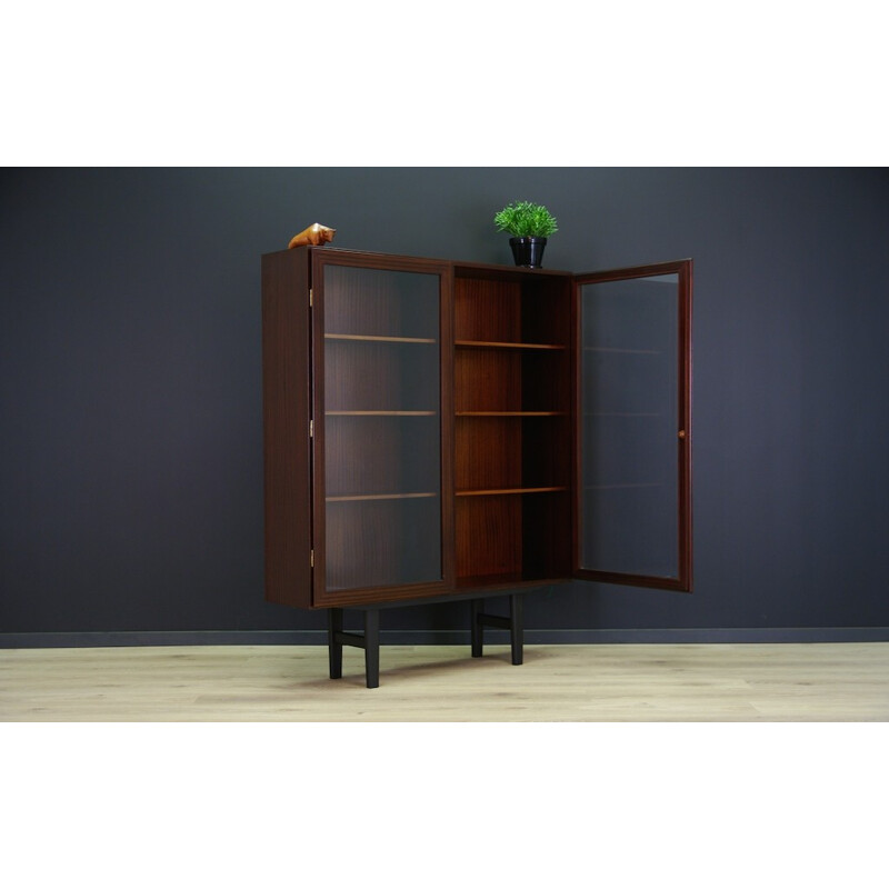 Danish Mahogany Vitrine from Omann Jun - 1970s