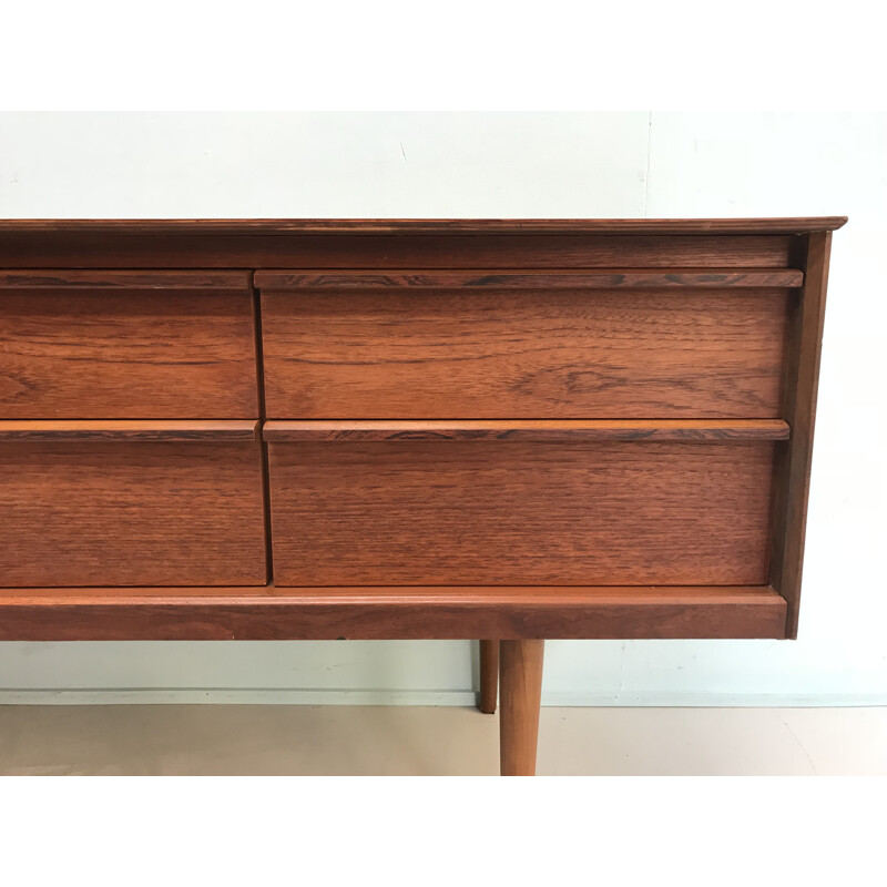 Mid-century teak 6 drawer sideboard for Austinsuite - 1960s