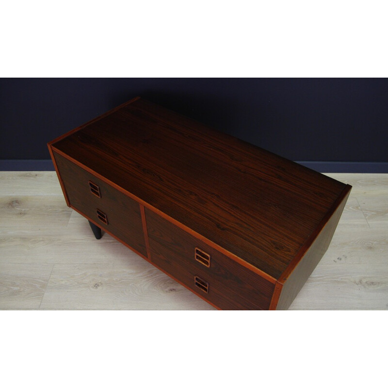 Vintage Danish Rosewood Chest of Drawers - 1970s