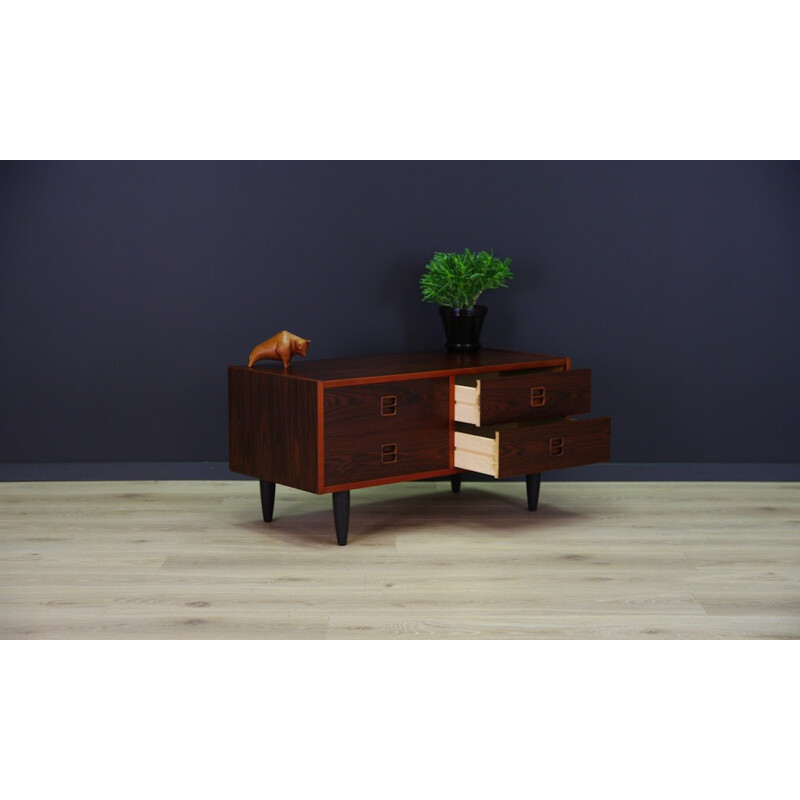 Vintage Danish Rosewood Chest of Drawers - 1970s