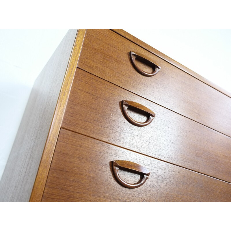 Chest of 4 drawers in teak by Kai Kristiansen - 1960s