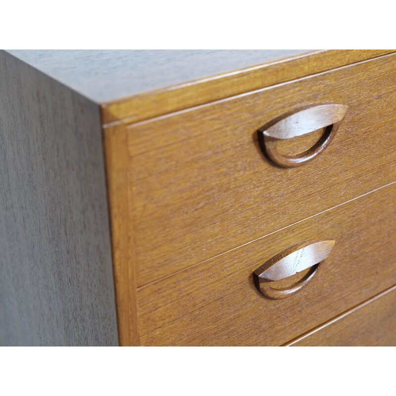 Chest of 4 drawers in teak by Kai Kristiansen - 1960s