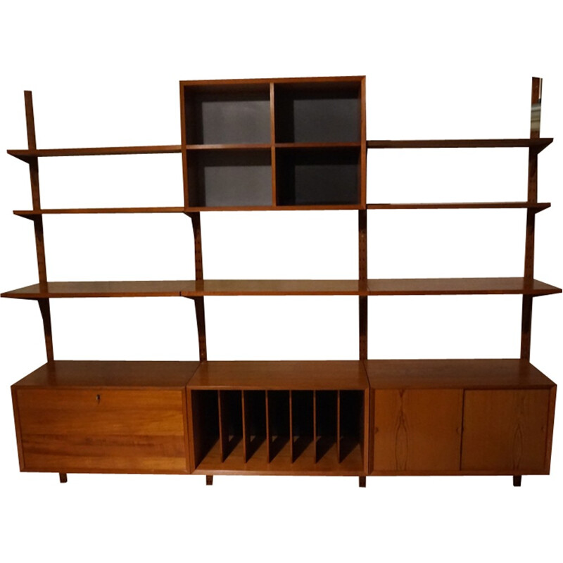 Danish Teak Modular Bookcase By Poul Cadovius - 1960s