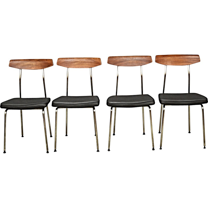 Mid-Century Set of 4 Chairs by Stag - 1950s