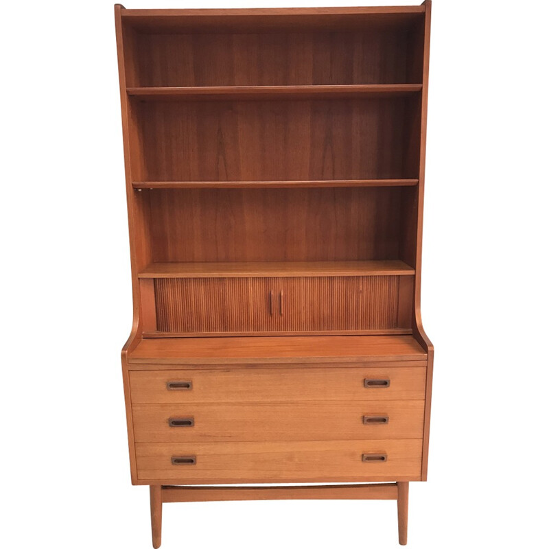 Danish teak mid-century secretary by Johannes Sorth- 1960s