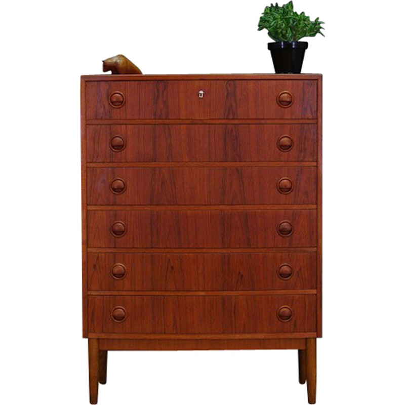 Danish Teak Chest of Drawers by Kai Kristiansen - 1970s