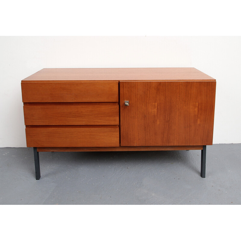 Vintage sideboard in teak with drawers - 1960s