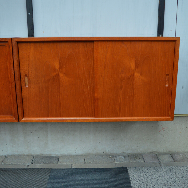 "Royal" wall unit system in teak by Poul Cadovius for Cado - 1950s