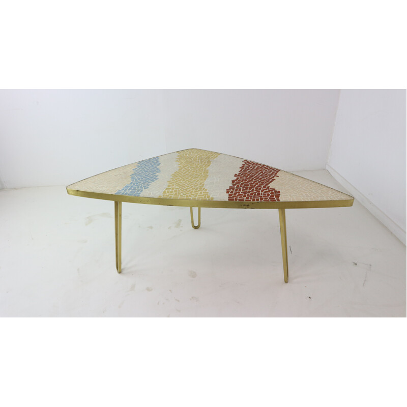 Mosaic Vintage Coffee Table by Berthold Muller - 1950s