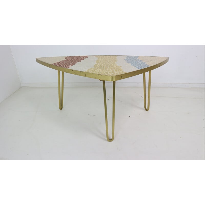 Mosaic Vintage Coffee Table by Berthold Muller - 1950s