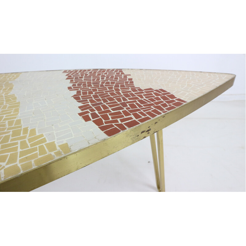 Mosaic Vintage Coffee Table by Berthold Muller - 1950s