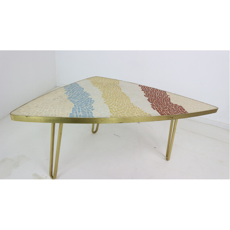 Mosaic Vintage Coffee Table by Berthold Muller - 1950s