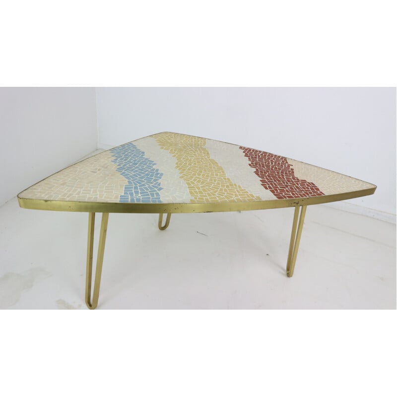 Mosaic Vintage Coffee Table by Berthold Muller - 1950s