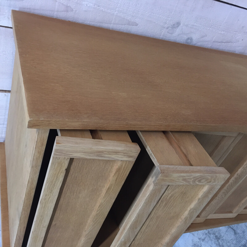 Vintage chest of drawers in oak - 1960s