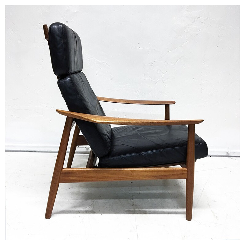 FD164 vintage lounge chair by Arne Vodder for France & Son - 1960s