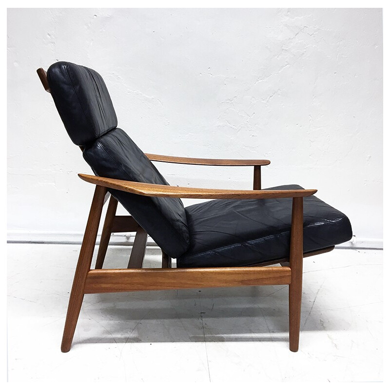 FD164 vintage lounge chair by Arne Vodder for France & Son - 1960s