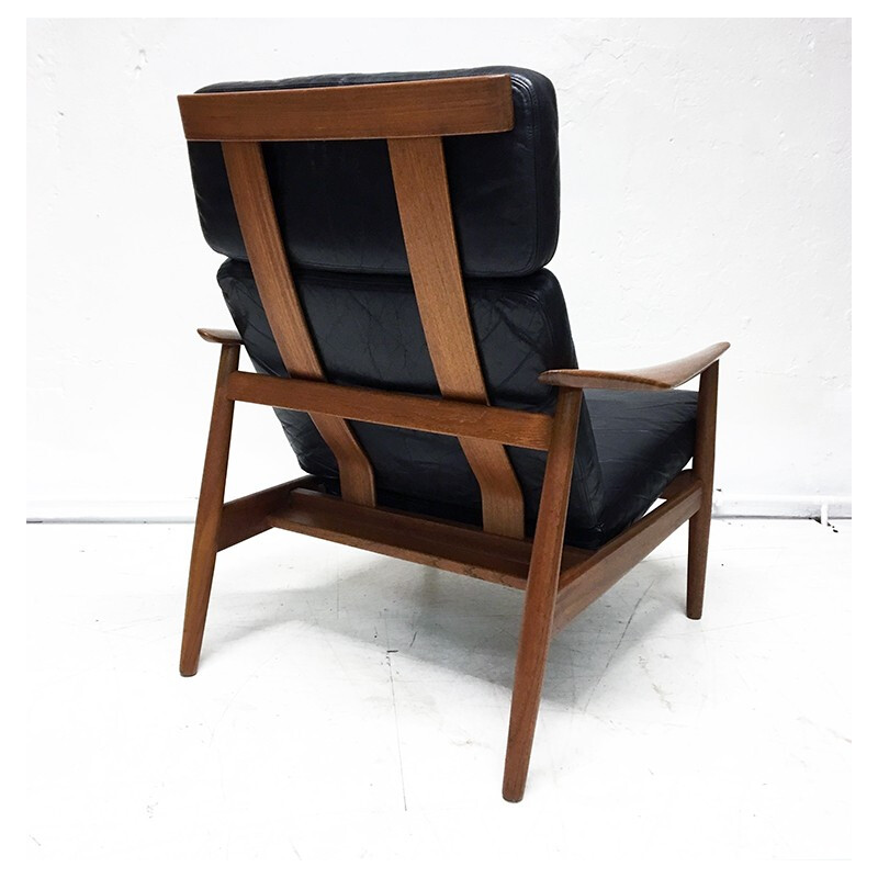 FD164 vintage lounge chair by Arne Vodder for France & Son - 1960s