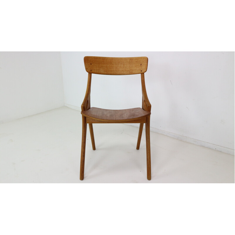 Suite de 4 chaises à repas d'Arne Hovmand-Olsen pour Mogens Kold - 1950