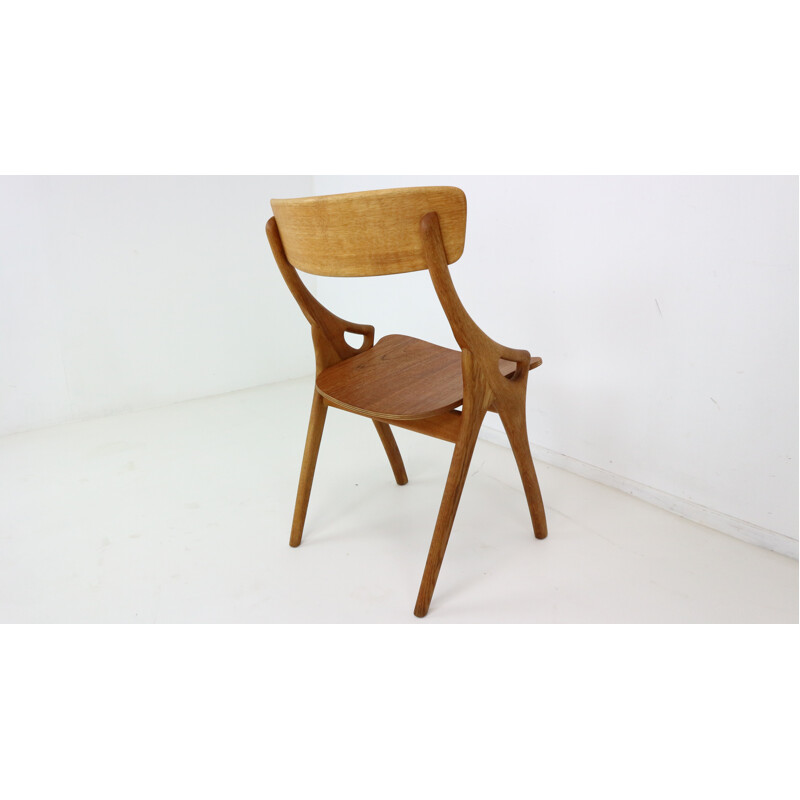 Set of 4 Dining Chairs by Arne Hovmand-Olsen for Mogens Kold - 1950s