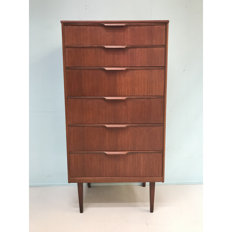 Vintage teak chest of drawers by Franck Guille for Austinsuite - 1960s