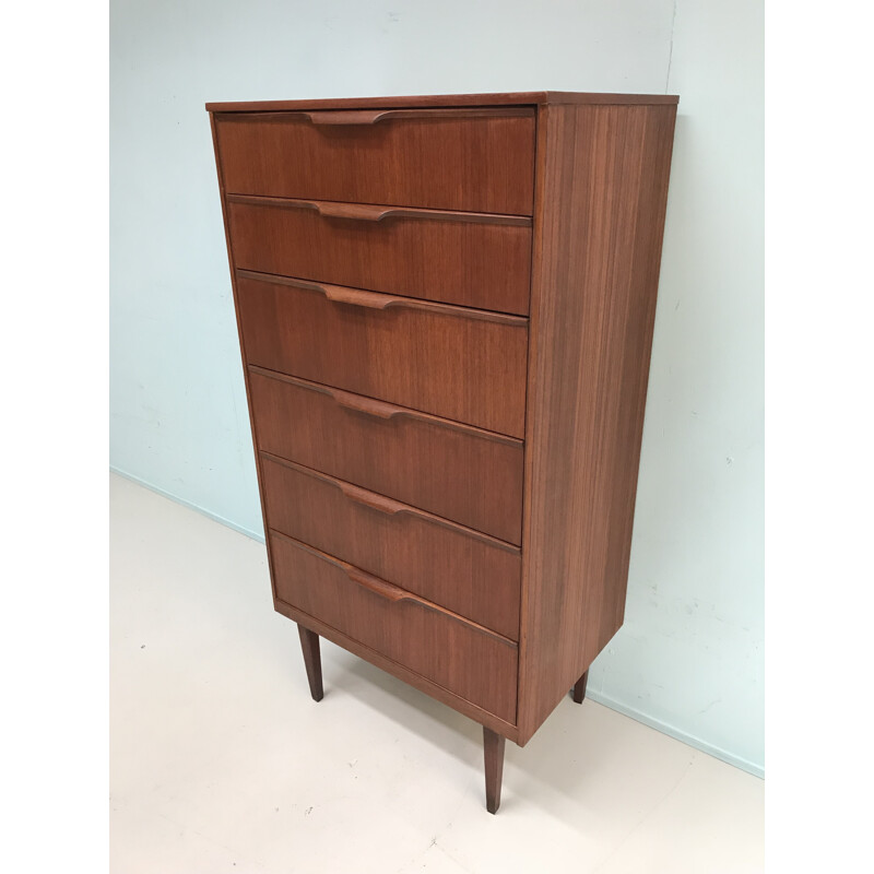 Vintage teak chest of drawers by Franck Guille for Austinsuite - 1960s