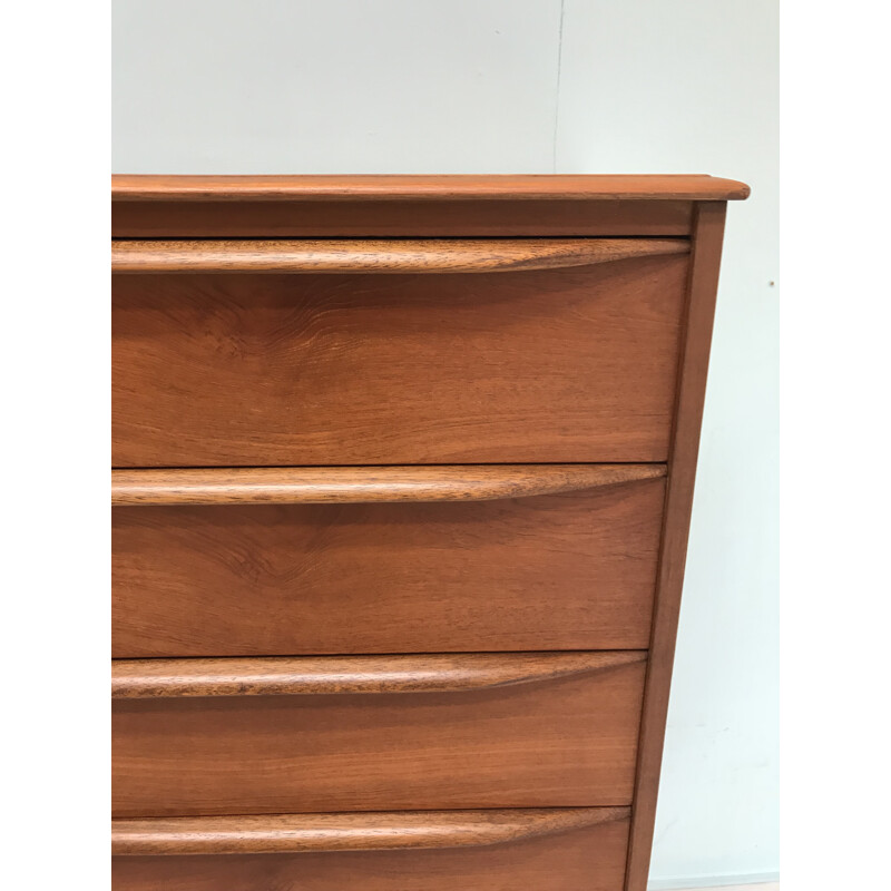 Mid-century teak chest of drawers - 1960s