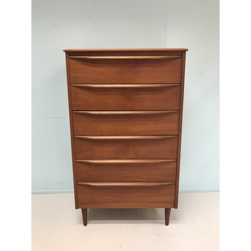 Mid-century teak chest of drawers - 1960s