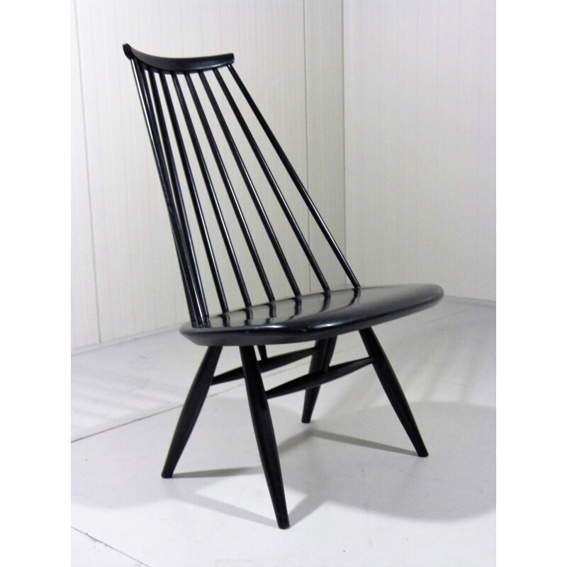 Black "Mademoiselle" chair, Ilmari TAPIOVAARA - 1970s